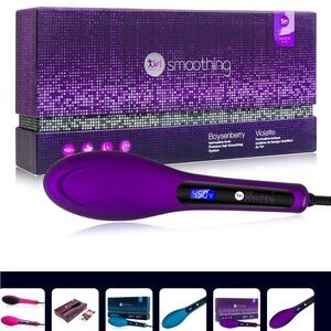 Hot Smoothing Hair Brush - Boysenberry (Purple)
